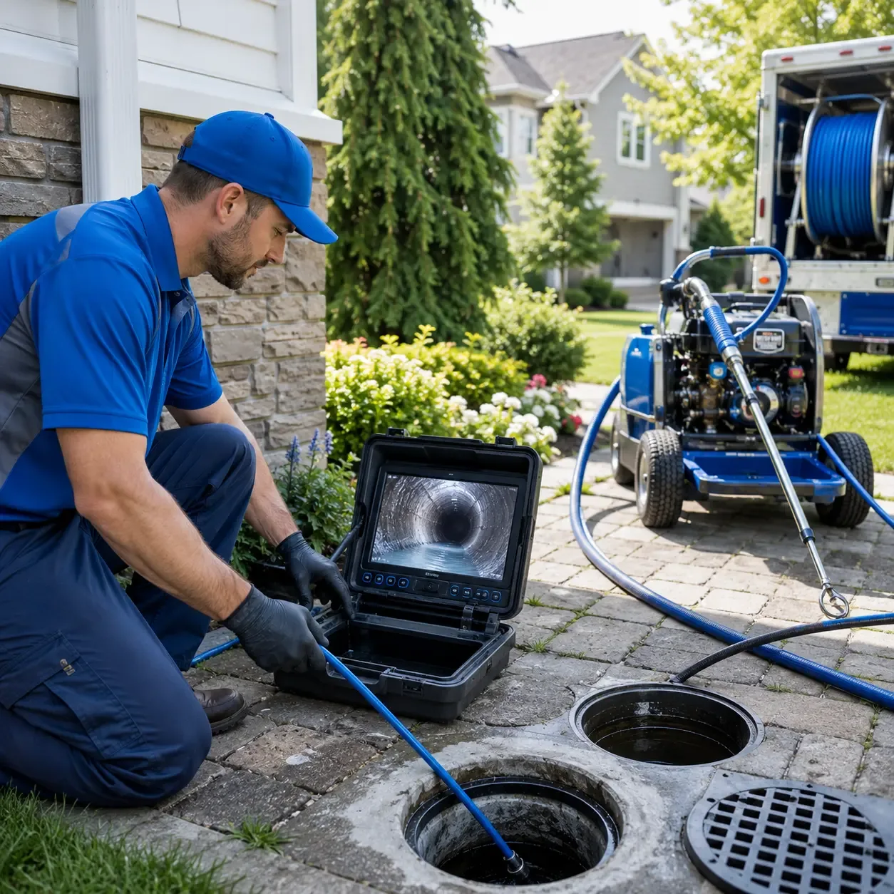Outdoor drain cleaning professionals serving Damon, TX
